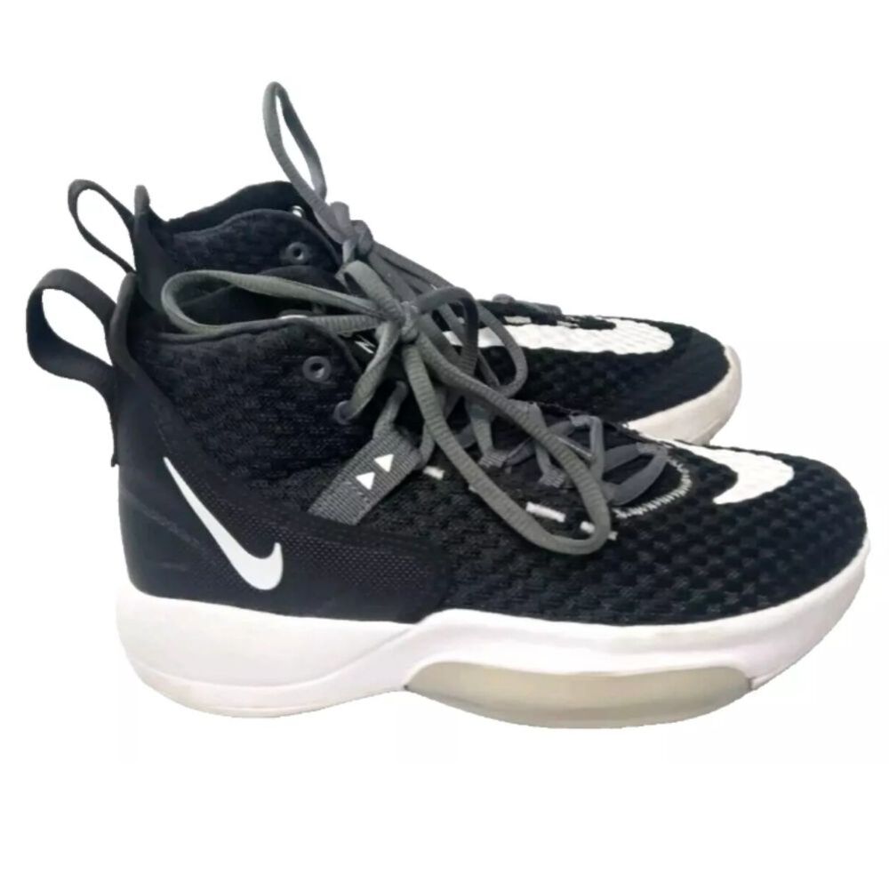 Nike Zoom Rize TB Shoes Men''s Size 5 Black Sneakers